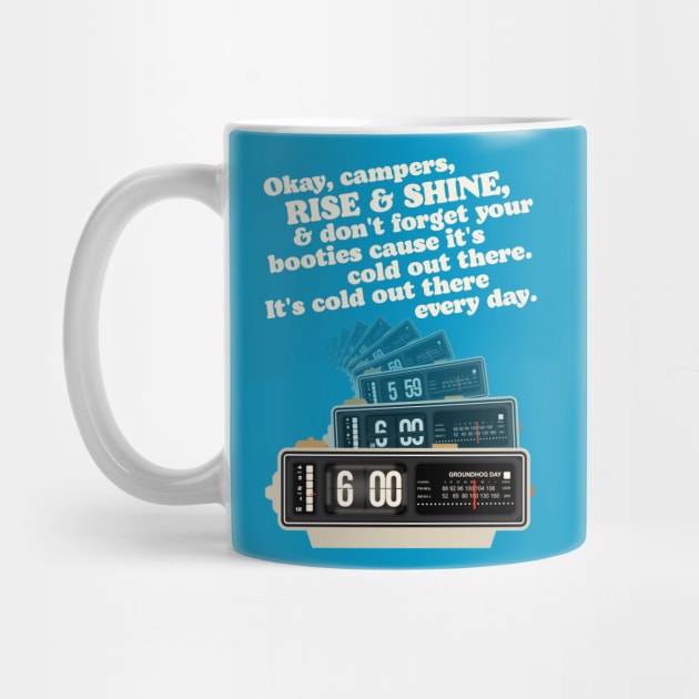 Rise and Shine! Groundhog Day Alarm Clock by darklordpug